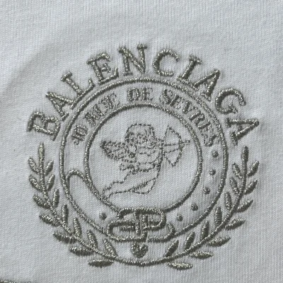 Футболка Balenciaga Cupid Arrow Emblem "White" фото № 9