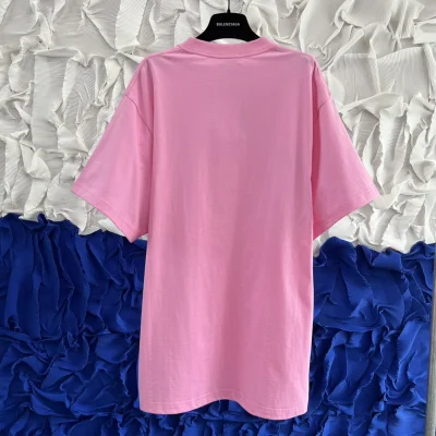Футболка Balenciaga An Inconspicuous Little Logo "Pink" фото № 5