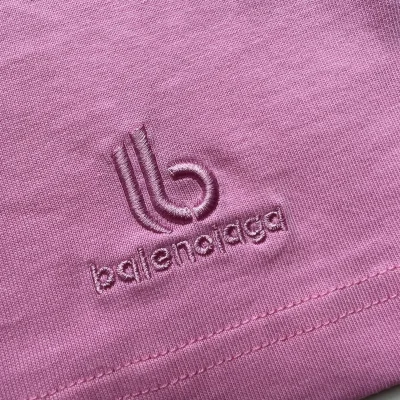 Футболка Balenciaga An Inconspicuous Little Logo "Pink" фото № 7