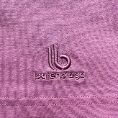 Футболка Balenciaga An Inconspicuous Little Logo "Pink" фото № 8