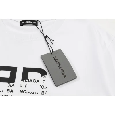 Футболка Balenciaga Logo In The Logo "White" фото № 4