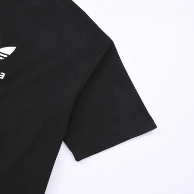 Футболка Balenciaga X Adidas With A Chocolate Candy Print "Black" фото № 4