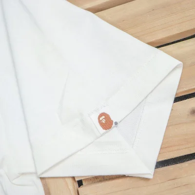 Футболка Bape Checkered Oval With Inscription Front "White" фото № 3 Футболка Bape Checkered Oval With Inscription Front "White" фото № 3