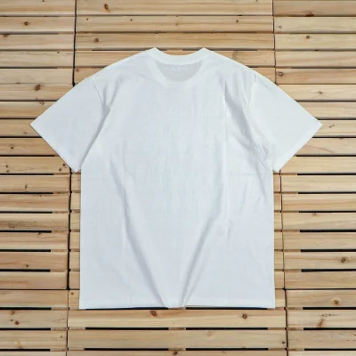 Футболка Bape Logo Inside Divided Circle To Multicolor Segments "White" фото № 2