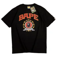 Футболка Bape Logo Inside Circle Of Stars "Black"