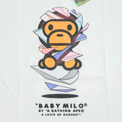 Футболка Bape Ape Baby "White" фото № 3