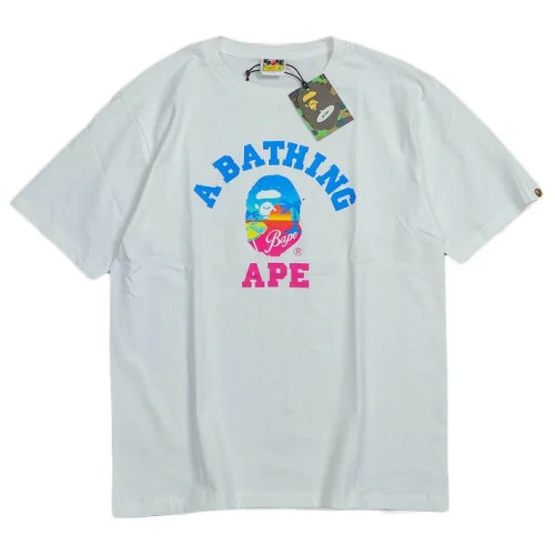 Футболка Bape Beach Print Front "White"