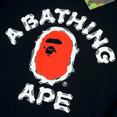 Футболка Bape Front Red Logo "Black" фото № 4 Футболка Bape Front Red Logo "Black" фото № 4