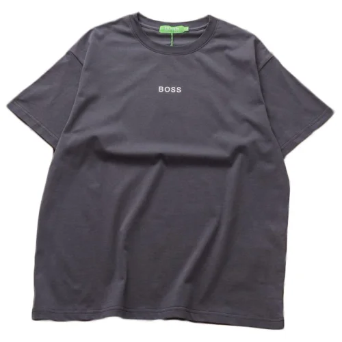 Футболка Boss Small Front Central Inscription "Gray"