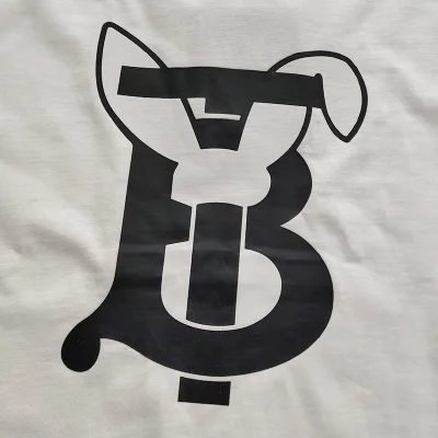 Футболка Burberry With An Animated Logo "White" фото № 4