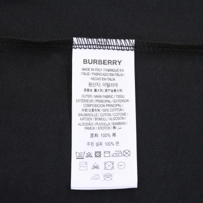 Футболка Burberry With An Arch And Brand Badge "Black" фото № 3