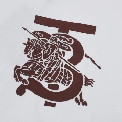 Футболка Burberry With Brown Print "White" фото № 5 Футболка Burberry With Brown Print "White" фото № 5