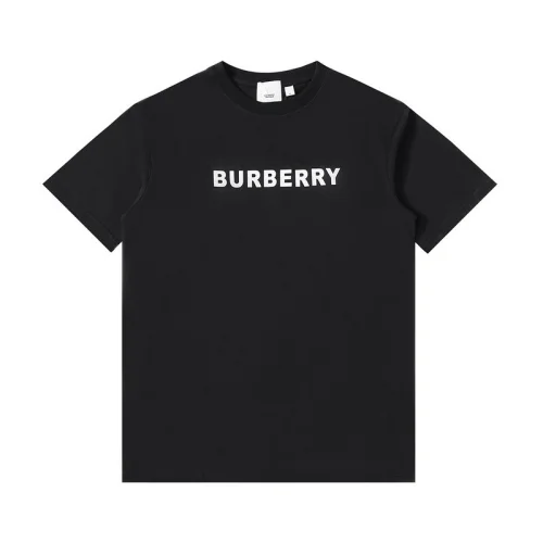 Футболка Burberry With Text Sticker - Logo "Black"