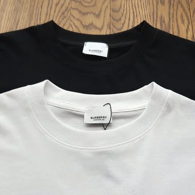 Футболка Burberry Textual Logo "Black" фото № 6