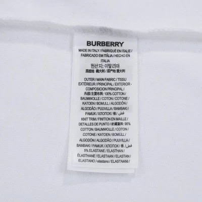 Футболка Burberry Three-Dimensional Logo II "White" фото № 3