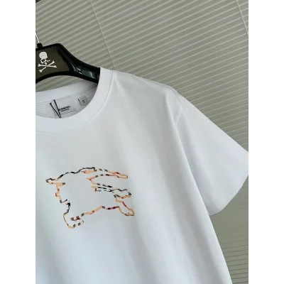 Футболка Burberry Horse Rider Silhouette "White" фото № 3