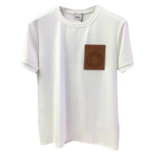 Футболка Burberry Logo On The Pocket "White"
