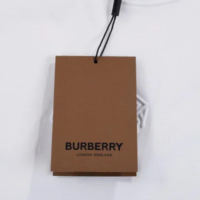 Футболка Burberry Logo With Top View "White" фото № 3