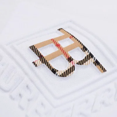 Футболка Burberry Logo With Top View "White" фото № 7