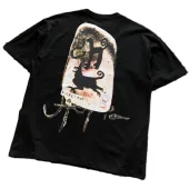 Футболка Cactus Jack Merch Animals Front Print And Screws Print Back "Black"