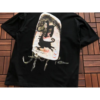Футболка Cactus Jack Merch Animals Front Print And Screws Print Back "Black" фото № 4