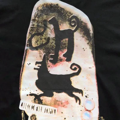 Футболка Cactus Jack Merch Animals Front Print And Screws Print Back "Black" фото № 6