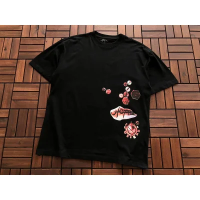 Футболка Cactus Jack Merch Animals Front Print And Screws Print Back "Black" фото № 2