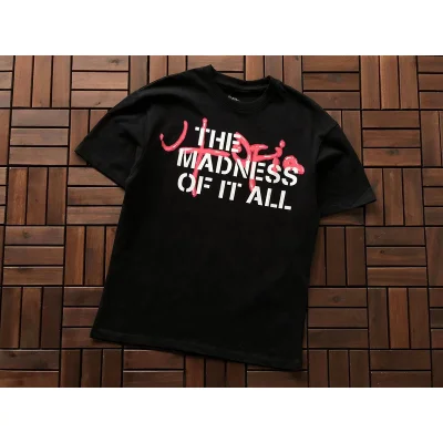 Футболка Cactus Jack Merch Flaming Dragon "Black" фото № 2