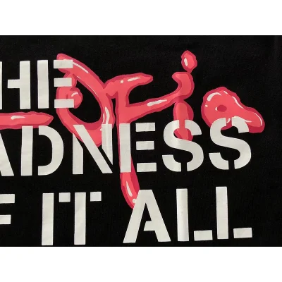 Футболка Cactus Jack Merch Flaming Dragon "Black" фото № 7