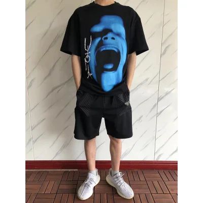 Футболка Cactus Jack Merch Screaming Face "Black" фото № 7