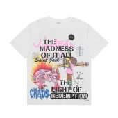 Футболка Cactus Jack Merch Travis Scott Madness "White"