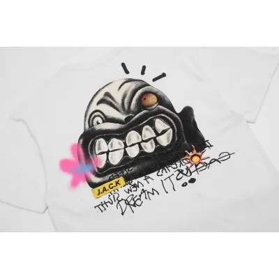 Футболка Cactus Jack Merch Air Records BPM "White" фото № 6