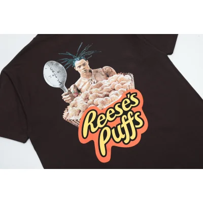 Футболка Cactus Jack Merch Travis Scott Reese’s Puffs "Brown" фото № 6
