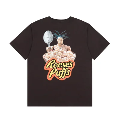 Футболка Cactus Jack Merch Travis Scott Reese’s Puffs "Brown" фото № 2