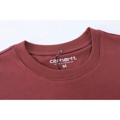 Футболка Carhartt Small Logo "Vinous" фото № 2