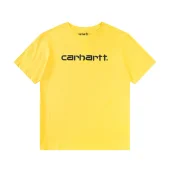Футболка Carhartt Plain With The Inscription "Yellow"