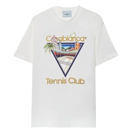 Футболка Casablanca Cityscape Print "White"