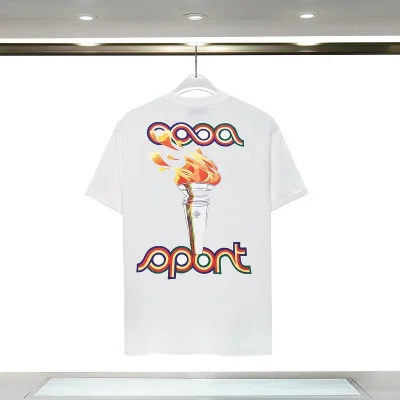 Футболка Casablanca Flaming Torch "White" фото № 2