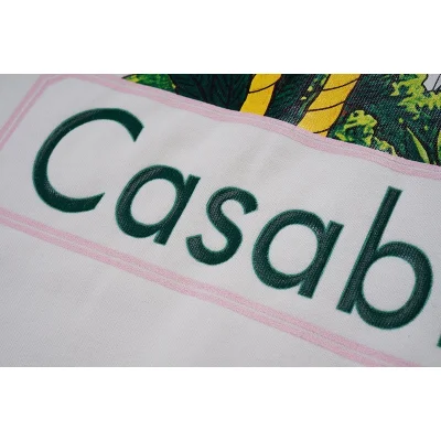 Футболка Casablanca Palm Trees And Logo "White" фото № 5