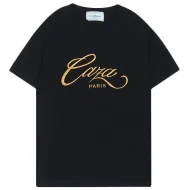 Футболка Casablanca Big Gold Inscription Front "Black"