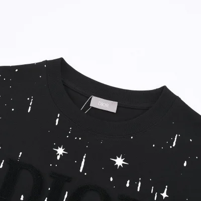 Футболка Christian Dior Star Rain "Black" фото № 4
