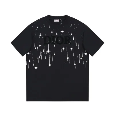 Футболка Christian Dior Star Rain "Black" фото № 5