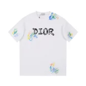 Футболка Christian Dior Splattered With Paint "White"