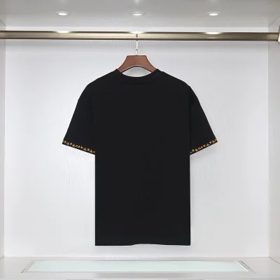 Футболка Christian Dior Edge Decorated By Stars And Small Logo Front "Black" фото № 2