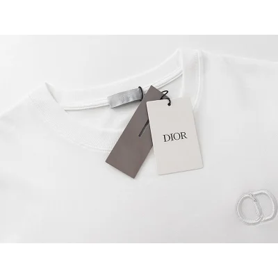 Футболка Christian Dior Embroidery CD "White" фото № 6