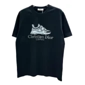 Футболка Christian Dior One Sneaker Frontside Logo "Black"