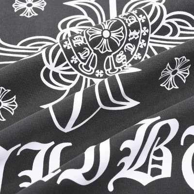Футболка Chrome Hearts Black Logo Brand "Gray" фото № 2 Футболка Chrome Hearts Black Logo Brand "Gray" фото № 2