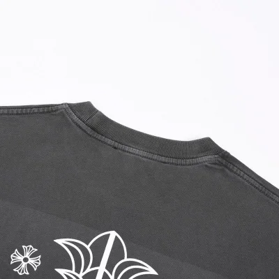 Футболка Chrome Hearts Black Logo Brand "Gray" фото № 8 Футболка Chrome Hearts Black Logo Brand "Gray" фото № 8