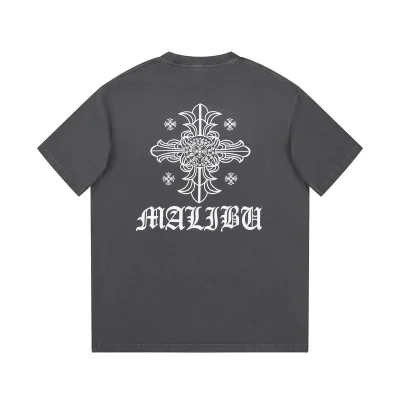 Футболка Chrome Hearts Black Logo Brand "Gray" фото № 5 Футболка Chrome Hearts Black Logo Brand "Gray" фото № 5
