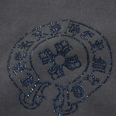 Футболка Chrome Hearts Black Logo Brand "Gray" фото № 4 Футболка Chrome Hearts Black Logo Brand "Gray" фото № 4